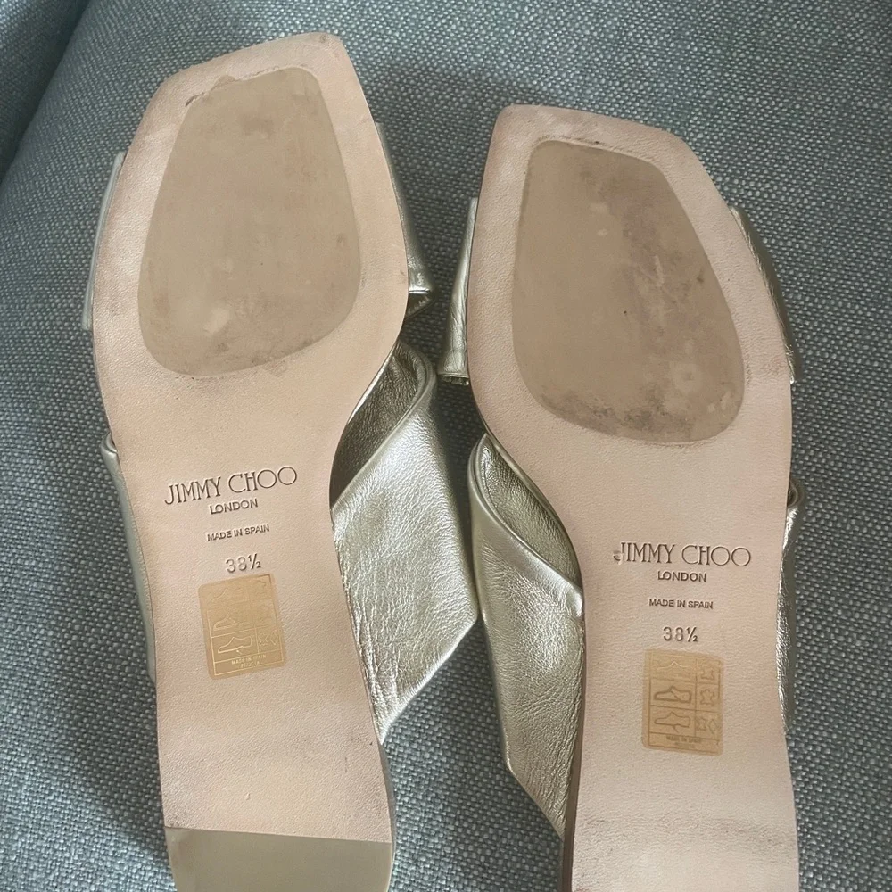 Jimmy Choo gold sandals - Picture 5 of 5